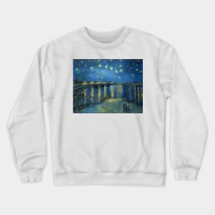 Starry Night Over the Rhone Crewneck Sweatshirt